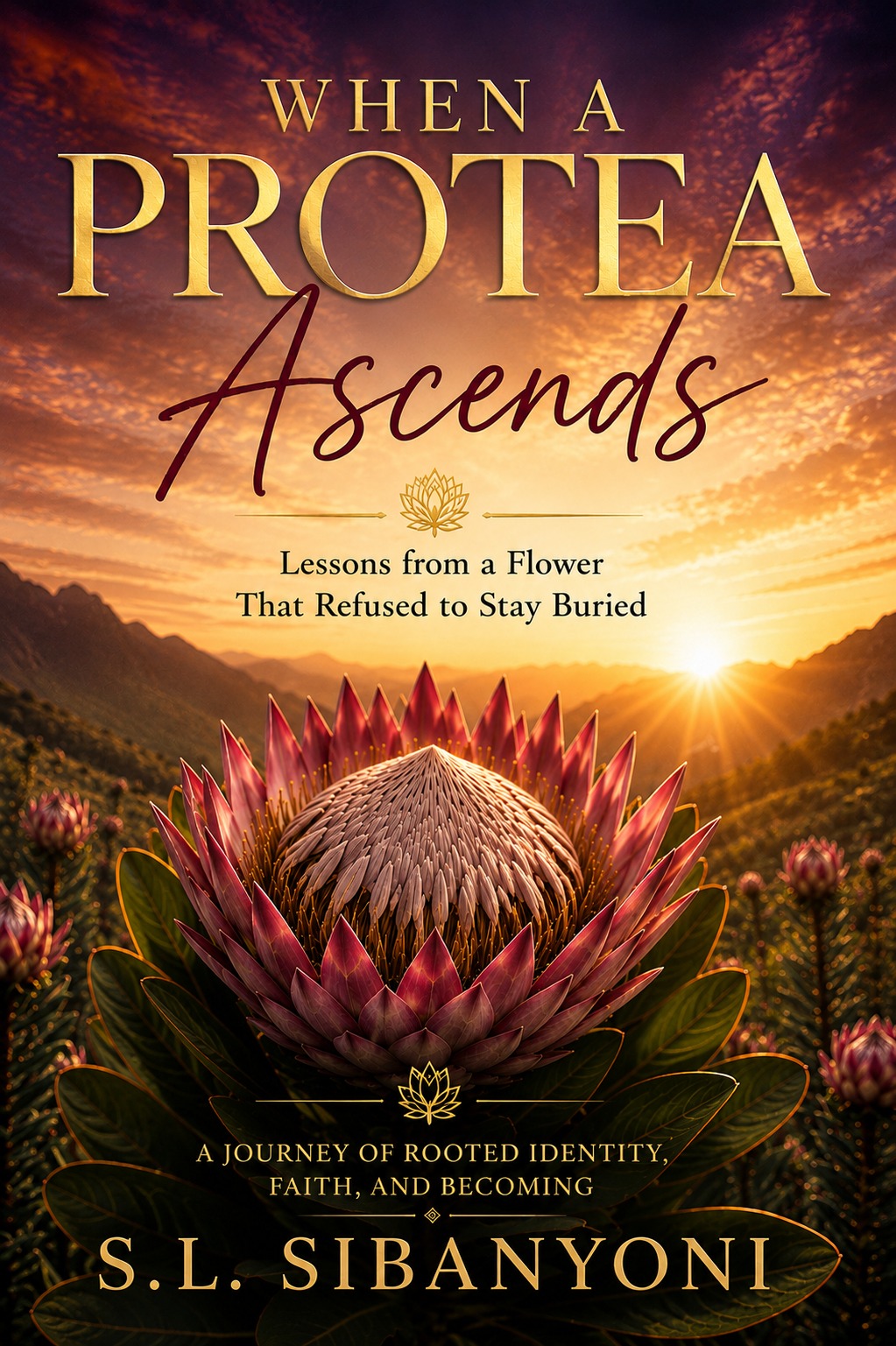 Front cover of When a Protea Ascends by S.L. Sibanyoni